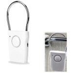 Alarme de porte et fen�tre, capteur de porte / fen�tre, 120db touch sensor poign�e de porte alarme anti ...