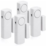 Alarme porte et fentre - lot 4x alarme sans fil anti - intrusion - scurit maison contre cambriolage ...