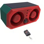 Alarme r�pulsive pour animaux haute puissance avec double klaxon, d�tecteur de mouvement �tanche, lumi�re ...