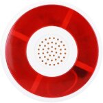 Alarme sonore et lumineuse 12v, sirne d'avertissement de signal stroboscopique, alarme de lumire clignotante ...