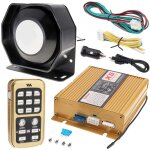 Alarme sonore puissante pour voiture 12 v cc, 200 w, 18 sons, sir�ne de police, haut - parleur avec syst�me ...