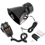 Alarme sonore universelle pour moto et voiture, klaxon 7 tons, 12 v, 100 w, sirne de police, haut - ...