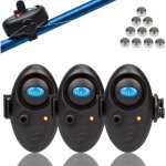 Alarme de touche de la canne � p�che d�tecteur electronique sensible sondeur son d'alarme r�glable avec ...