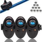 Alarme de touche de la canne � p�che d�tecteur electronique sensible sondeur son d'alarme r�glable avec ...