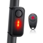 [jamais utilis�] alarme v�lo 113 db avec voyant d'avertissement, antivol sans fil, vibration, �tanche, ...