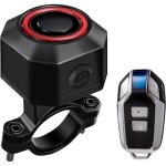 Alarme de velo antivol, alarme de v�lo � d�tection de vibrations avec t�l�commande, alarme moto sans ...