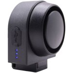 Alarme de vlo tlcommande sans fil : 115 db, super forte, vibration, capteur de mouvement, sirne, ...