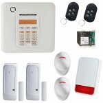 Alarme visonic powermaster kit base double + sirne extrieur gsm