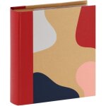 Ac - deco - album photos  pochettes 11. 5 x 15 cm 'kraffty'  motifs colors - 200 photos - rouge - ...