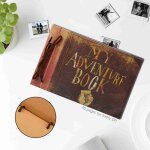 Album de scrapbooking en corde nou�e de style vintage, album de m�moire unique et magnifique, album de ...