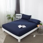 Al�se de matelas imperm�able 160x200x30cm, sur - matelas respirant, bleu