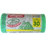 Alfapac - 10 rouleaux de 20 sacs poubelles auto - scellants, 30l Alfapac - 10 rouleaux de 20 sacs poubelles auto - scellants, 30l