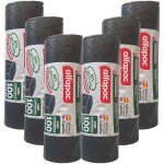 Alfapac - paquet de 40 rouleaux de 15 sacs poubelles auto - scellants 'overlap', 30l