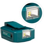 Alimentation batterie adaptateur led usb pour chargeur makita 18v li - ion uk