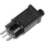Alimentation led 12v 12w ip44, transformateur tanche basse tension pour guirlandes, lumires de nol, ...