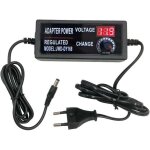 Alimentation r�glable en tension dc 3 - 12v 5a avec affichage num�rique, 60w max 100 - 240v ac � dc 3v ...