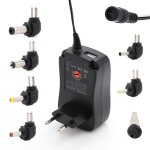 Alimentation universelle avec tension de sortie réglable 3v 4, 5v 5v 6v 7, 5v 9v 12v et bornes interchangeable ... Alimentation universelle avec tension de sortie réglable 3v 4, 5v 5v 6v 7, 5v 9v 12v et bornes interchangeable ...