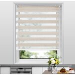 Allesin - store enrouleur jour nuit sans chane, rideau fiable et pratique, tirez - arrtez sans rebond, ...