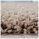 Allotapis - tapis uni shaggy rond bright beige ø 200 Allotapis - tapis uni shaggy rond bright beige ø 200