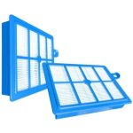 Allotech lot de 2 filtres hepa remplacement compatible avec electrolux et compatible philips efh12w aef12w ...