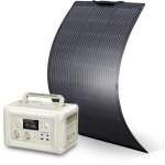 Allpowers - gnrateur solaire portatif de centrale lectrique avec le panneau solaire flexible monocristallin ...