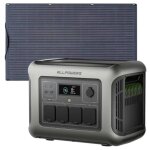 R1500 lite gnrateur lectrique portable avec panneau solaire flexible 100w, ip68 tanche etfe, 1056wh ...