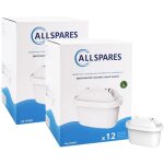 Allspares - cartouche filtrante compatible brita maxtra + (lot de 12)