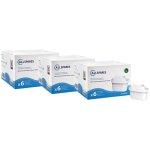 Allspares - cartouche filtrante compatible brita maxtra + (lot de 6)