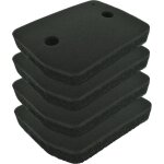 Allspares filtre pour seche linge pompe (4 pcs. ) � chaleur 9164761, dfm70 adapt� pour les modeles: miele ...