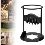 Allume - feu, petit fendeur de bois amovible en fonte, fendeur de bois manuel robuste, adapt� au camping ...