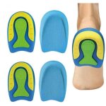 Alovez - 2 paires de talonnettes en gel de silicone, talonnette epine calcaneenne gel grandissante orthopdiqu ...