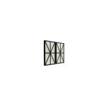 Alovez - lot de 2 panneaux filtres pour robot tiger shark - rcx70101pak2 - noir