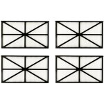 Lot de 4 filtres lavables pour robot nettoyeur de piscine sharkvac rcx70101 aquavac