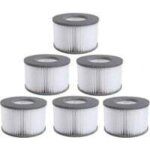 Lot de 6 cartouches filtrantes de rechange pour piscine gonflable mspa, jacuzzi ruikalucky Lot de 6 cartouches filtrantes de rechange pour piscine gonflable mspa, jacuzzi ruikalucky