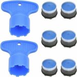 Alovez - 6pcs arateurs de robinet m18, 5 mousseur robinet m22, arateur de mousseur embout robinet plastique ...