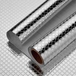 Alovez - autocollant cuisine feuille d'aluminium auto - adh�sif cuisine papier peint r�sistant � la chaleur ...