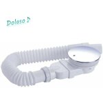 Alovez - bonde de douche 90 mm, extra plat, trou de vidange pour bac de douche, siphon avec syst�me anti ...