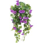 Alovez - bouquet artificiel, 1 branche extrieure artificielle faux fleurs arbustes rsistants aux uv ...