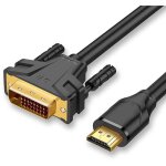Alovez - cble adaptateur hdmi a vers dvi - 2 m (ne convient pas pour la connexion aux ports pritel ...