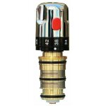 Alovez - cartouche de rechange thermostatique pour mitigeur de baignoire et douche en laiton massif plaqu ...