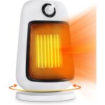 Alovez - chauffage d'appoint electrique oscillant  90, 2 niveaux de puissance radiateur soufflant ceramique, ...
