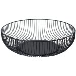 Alovez - corbeille à fruits ronde ajourée en métal noir, corbeille à fruits décorative, corbeille à pain, ... Alovez - corbeille à fruits ronde ajourée en métal noir, corbeille à fruits décorative, corbeille à pain, ...