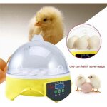 Alovez - couveuse automatique digital incubateur machine a couver 7 oeufs poule
