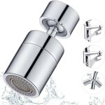 Alovez - embout robinet cuisine, 360 degr�s de rotation double mode a�rateur de robinet � anti - �claboussures ...