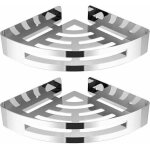 Alovez - etagere douche salle de bain antirouille angle rangement douche acier inoxydable 304 (triangle, ...