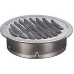 Alovez - grille de ventilation ronde en acier inoxydable grille de ventilation en m�tal de 100 mm grille ...