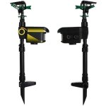 Alovez - kit de pulvrisation d'eau solaire rpulsif pour animaux dtecteur de mouvement porte 10 m, ...
