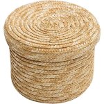 Alovez - panier de rangement en jonc de mer, panier  fleurs tress, panier  linge en osier, bote de ...
