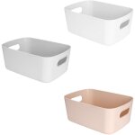 Alovez - panier de rangement en plastique pour garde - manger, petits conteneurs mnagers en forme de ...
