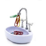 Alovez - porte - trombones magntique, design pour salle de bain, cuisine, lavabo, porte - trombones, ...